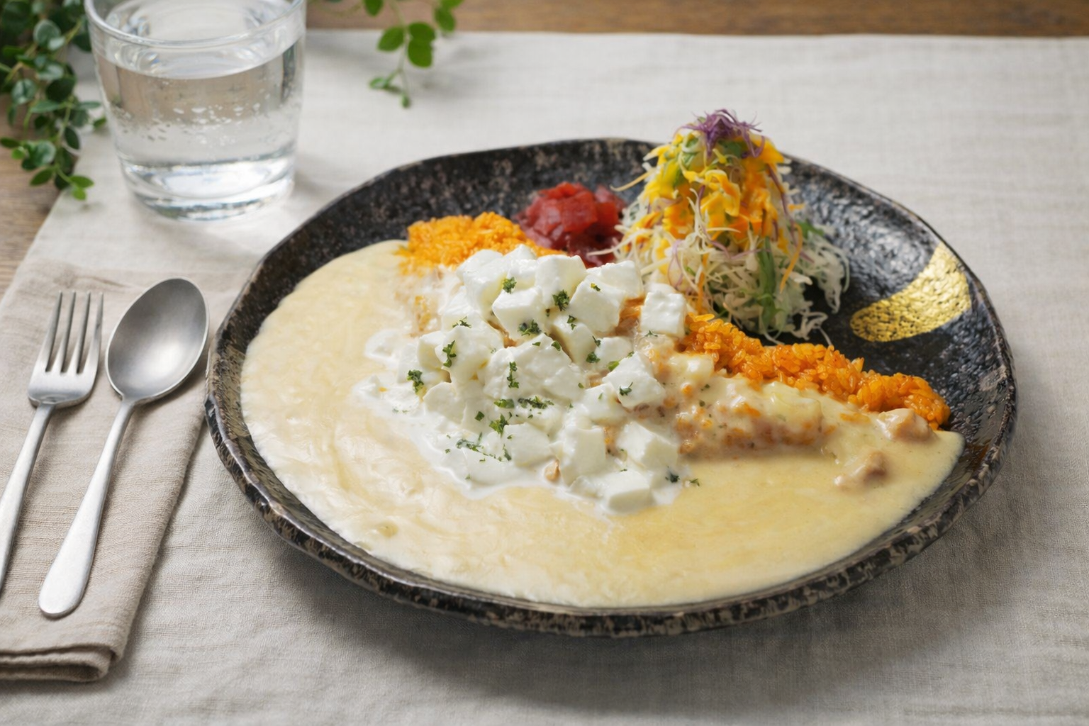酪恵舎モッツァレラの白いチーズカレー